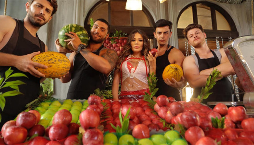 Çekim sonrası 700 kiloluk yardım