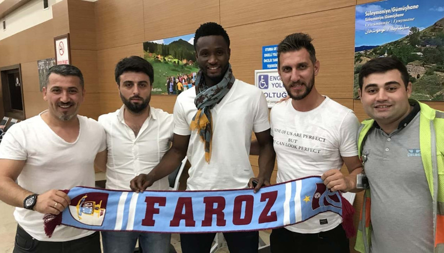 Obi Mikel Trabzon’a geldi Obi Mikel Trabzon’a geldi