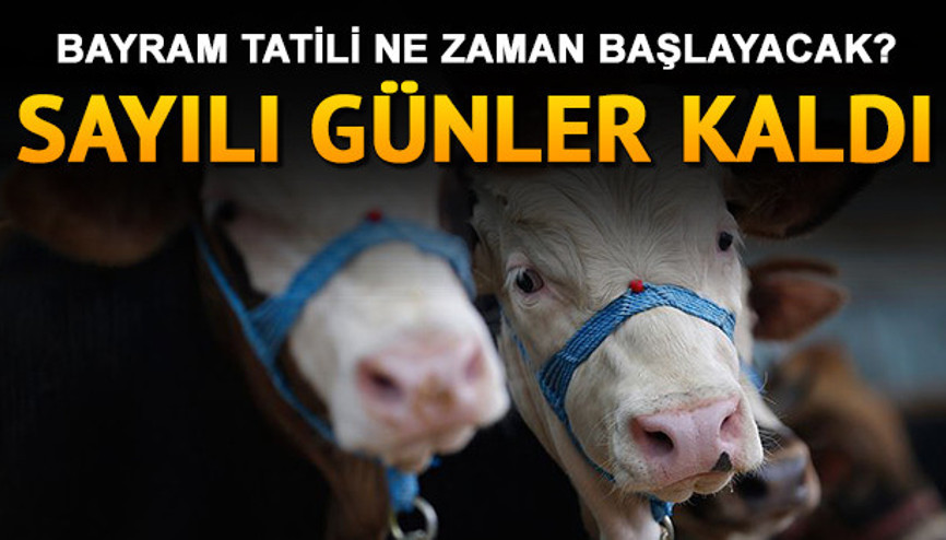 Bayram tatili ne zaman başlayacak Kurban Bayramı tatili kaç gün olacak