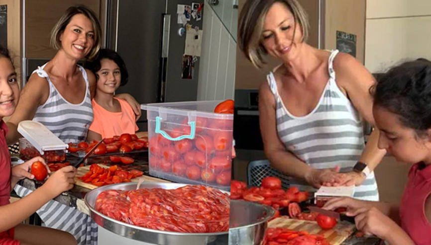 Domatesler kışa hazır