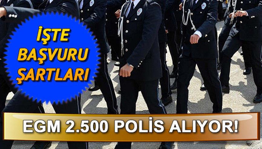 PMYO polislik başvuru şartları neler Önlisans ve lise polis alımı başvurusu nasıl yapılır