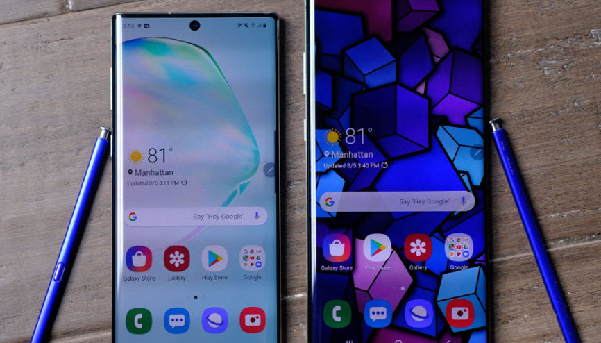 Galaxy Note 10 ile Galaxy Note 10 Plus arasında ne fark var