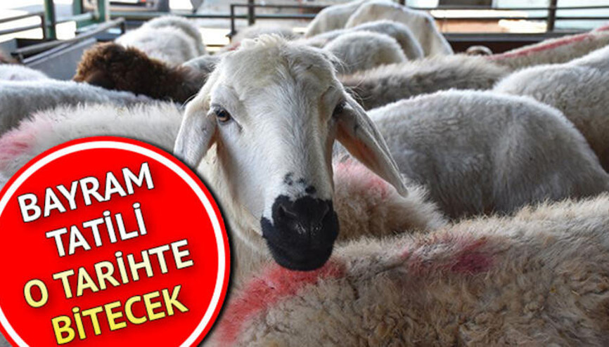 Kurban Bayramı tatili ne zaman bitecek Bayram tatili kaç gün