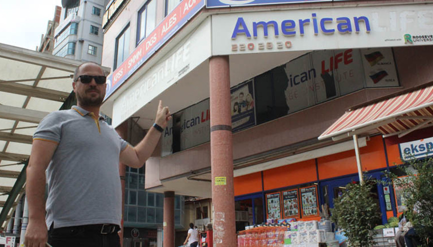 Yabancı dil kursuna yabancı dil cezası Sökmek zorunda kaldı...