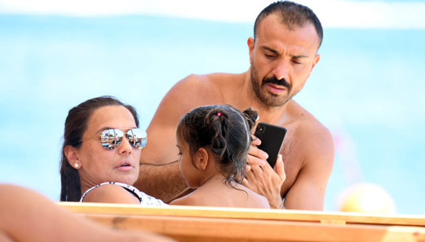 Sahne öncesi aile saadeti