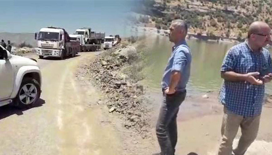 Kapaklar açıldı... Araçlar mahsur kaldı