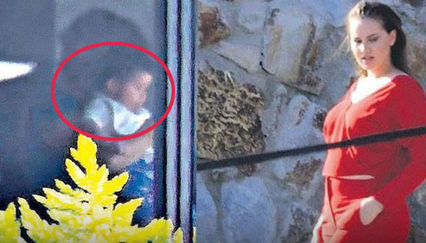 Fahriye Evcen ve Burak Özçivitin oğulları Karan ilk kez görüntülendi