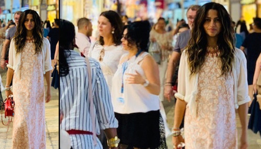Dünyaca ünlü model Kapalıçarşıda gezdi, kimse tanımadı