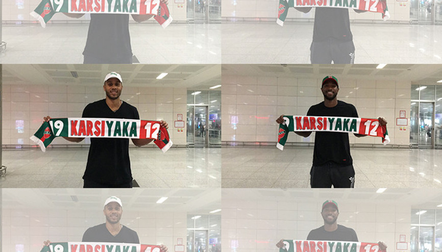 Jordan Morgan ile Tony Taylor, İzmire geldi Pınar Karşıyaka...