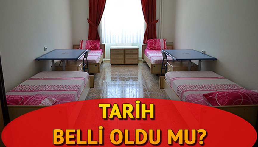 KYK yurtları hangi tarihte açılacak Yurt başvuruları ne zaman bitecek