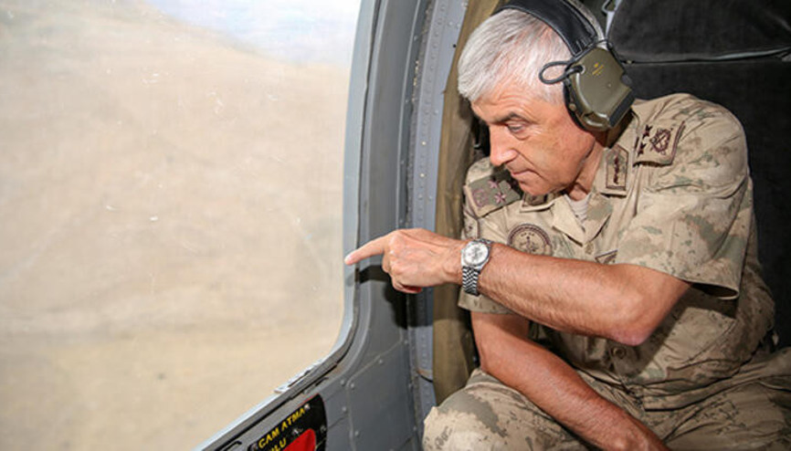 Jandarma Genel Komutanı Bulgurlu Dağı bölgesinde denetlemelerde bulundu