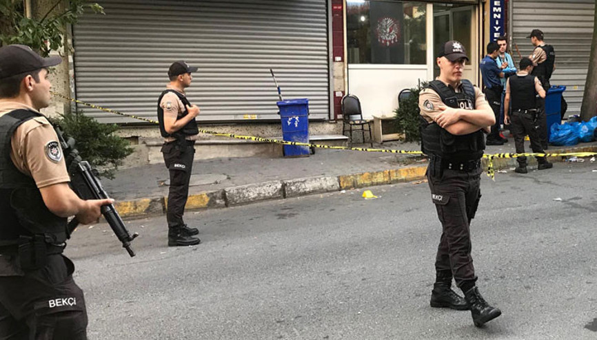 Gaziosmanpaşada temizlik işçilerine silahlı saldırı