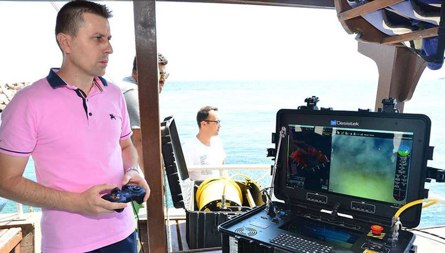Deniz altındaki elektrik arızalarına yerli robotla müdahale edilecek