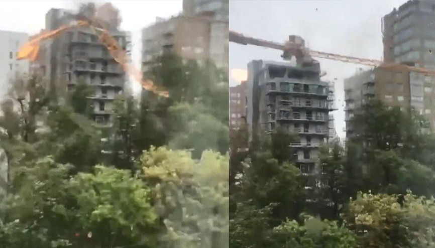 Dorian Kasırgası, Kanadada vinci devirdi Dorian Kasırgası, Kanadada vinci devirdi