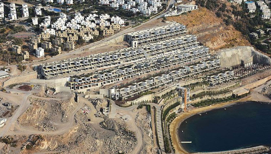 Yıkımı bakanlık devraldı... Uçan göz ile böyle görüntülendi