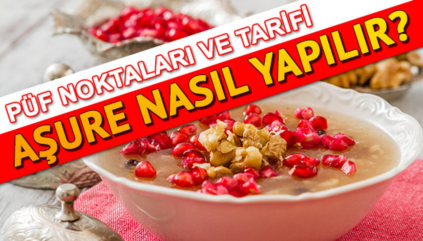 Aşure yapımı için kolay tarif Aşure için bu malzemeleri unutmayın