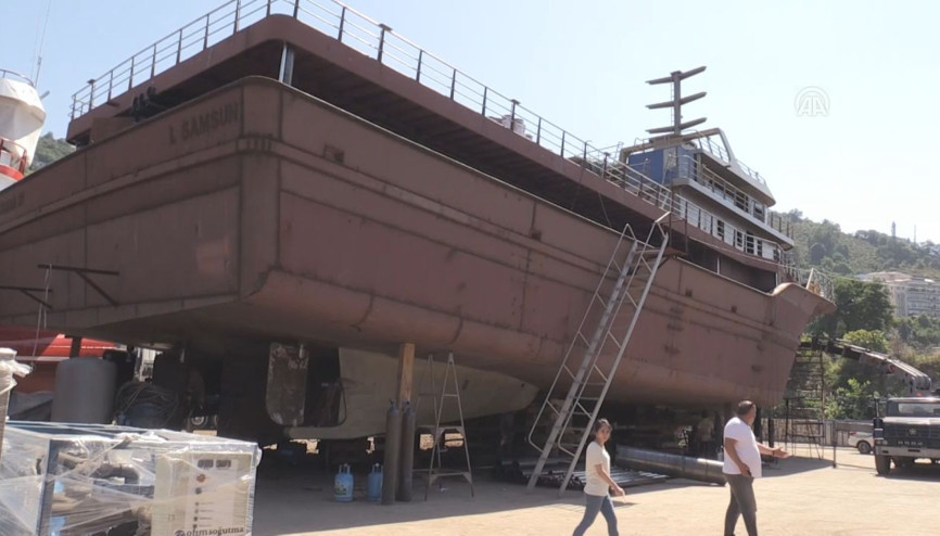 Moritanya ve Gürcistanın balıkçı gemileri Ordudan