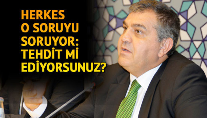 ‘Tehdit etmiyoruz, acı gerçeği ortaya koyuyoruz’