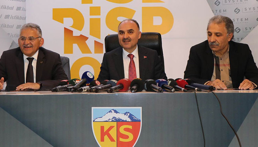 Kayserispor canlı yayında destek arayacak