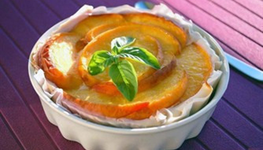 Şeftalili tart