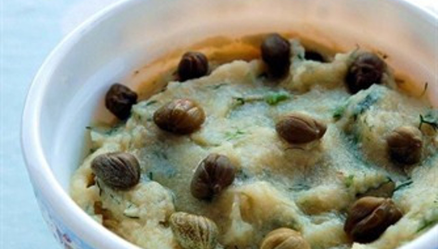 Enginarlı patates püresi