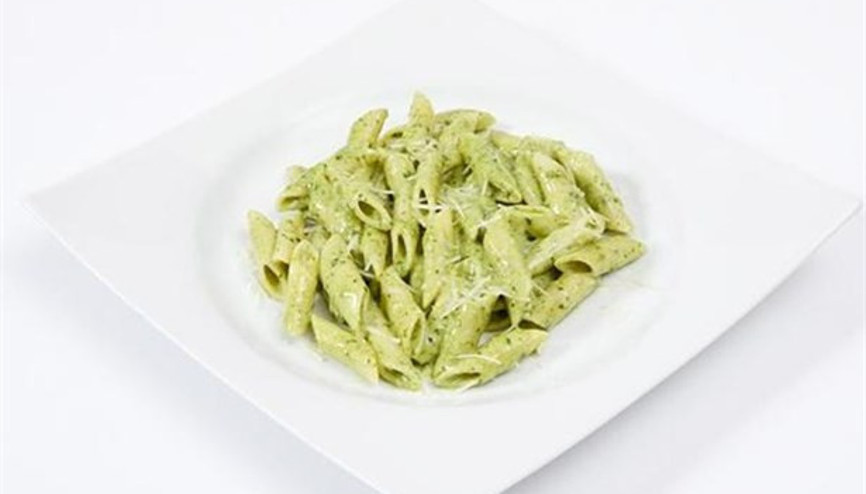 Pesto soslu makarna