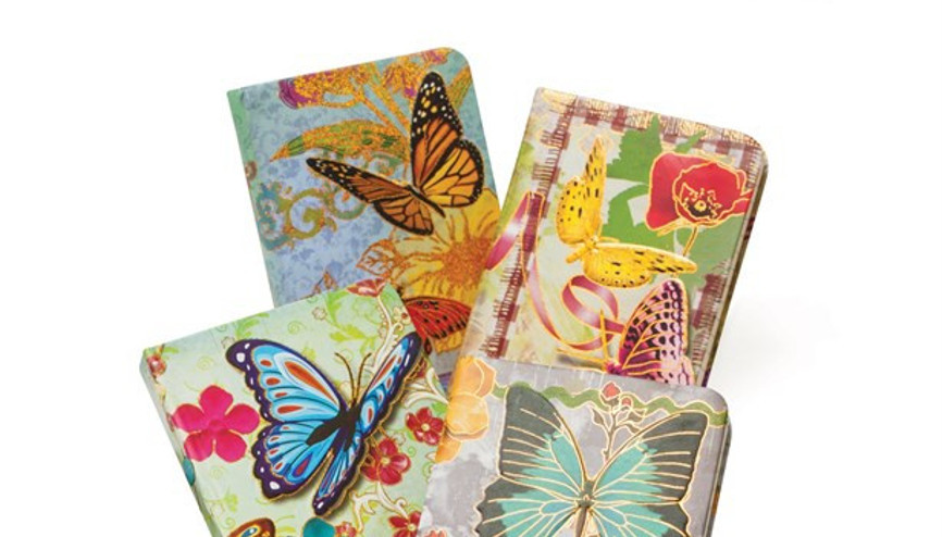 Keskin Colordan Kelebek Desenli Bloknot Koleksiyonu