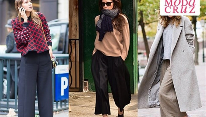 Kışın “Culotte” Pantolon Nasıl Kombinlenir