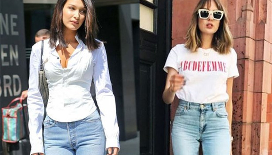 Beyaz Tişört Ve Jean İkilisi Nasıl Giyilir