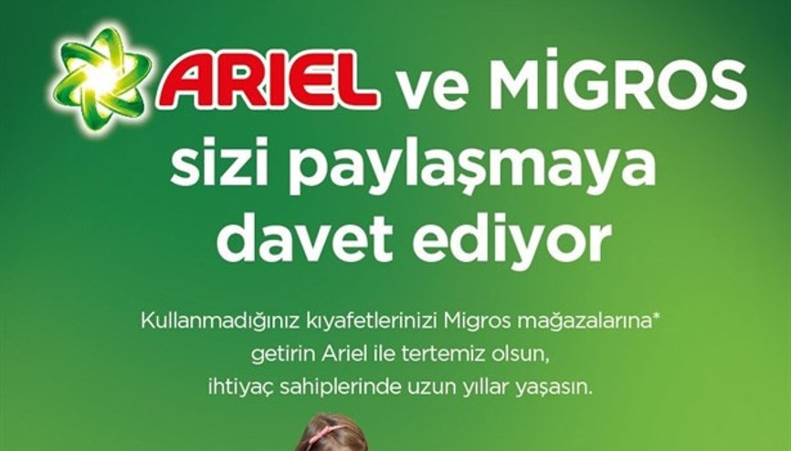 Ariel ve Migros Çocukların Yüzünü Güldürmeye Devam Ediyor