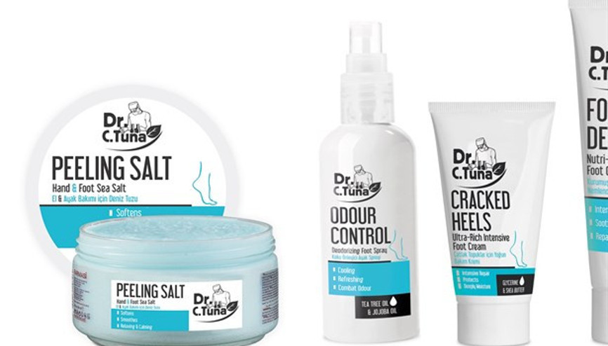 Dr.C.Tuna Ayak Bakım Serisi Yaz Boyu Sizinle Dr.C.Tuna Ayak Bakım Serisi Yaz Boyu Sizinle