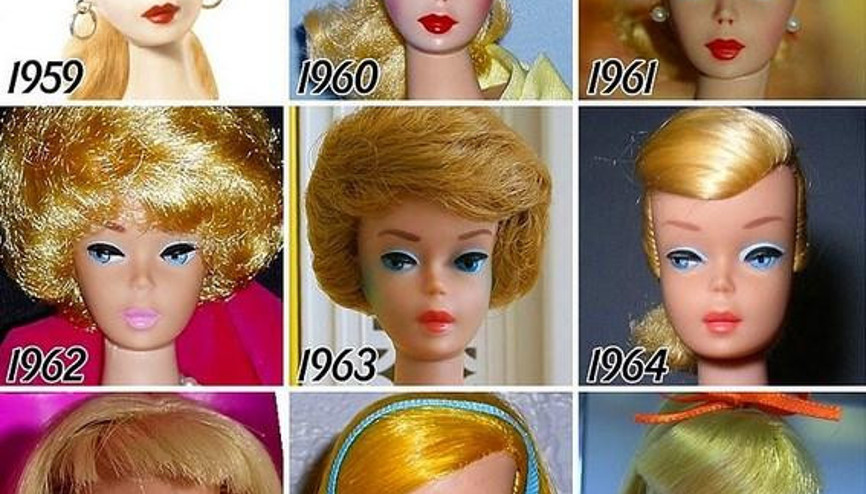 Barbienin 56 Yıllık Evrim Süreci