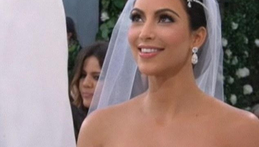 Kim Kardashianın düğününden ilk kareler