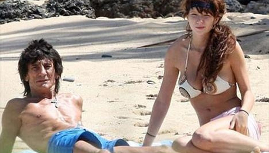 Ronnie Wood & Ekaterina Ivonavno