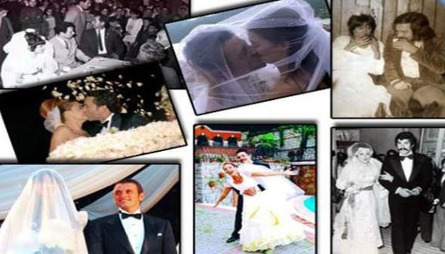 Ünlülerin Unutulmaz Nikah Fotoğrafları