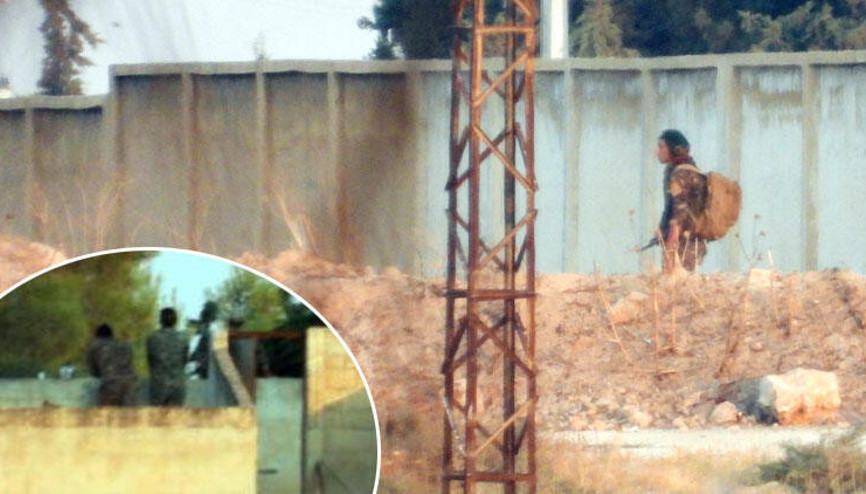 Teröristler, Türkiye sınırında dolaşmayı sürdürüyor