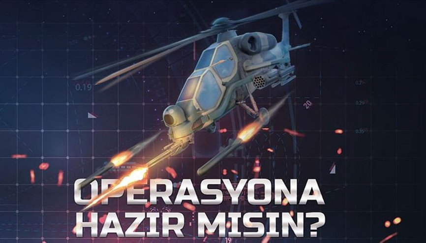 Atak helikopteri mobil oyun oldu