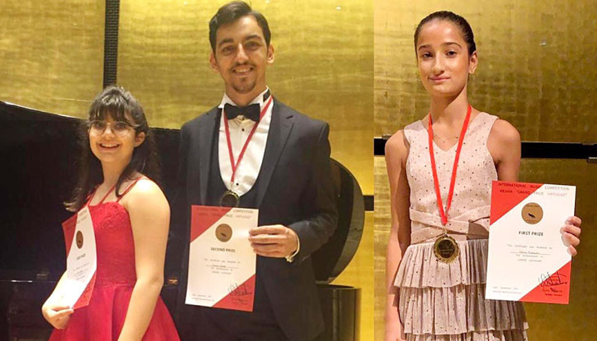 Viyana’da Türkiye’nin gururu oldular