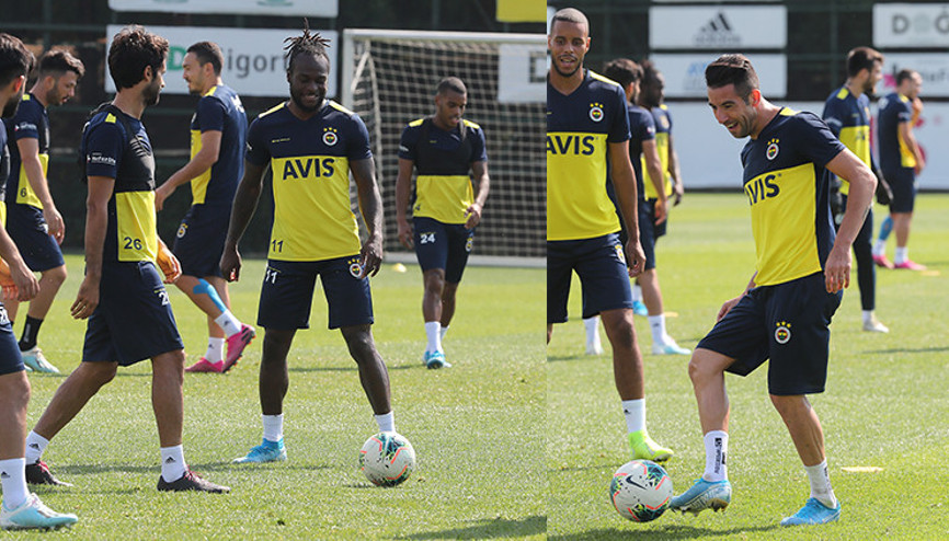 Fenerbahçede Moses ve Isla sevinci Takımla çalıştılar...