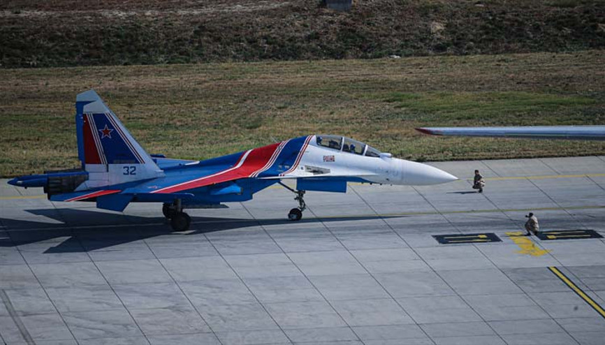 Rus pilotlardan TEKNOFESTte nefes kesen gösteri