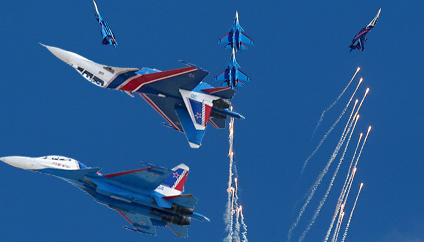 Rus pilotlardan TEKNOFESTte nefes kesen gösteri