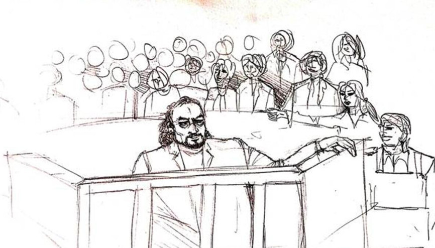 Oktar savunma yaparken çekilen fotoğrafa suç duyurusu