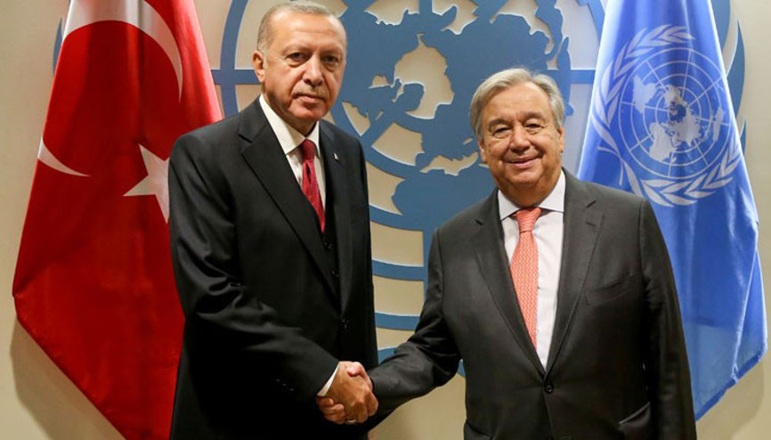 Cumhurbaşkanı Erdoğan, BM Genel Sekreteri Guterres ile görüştü
