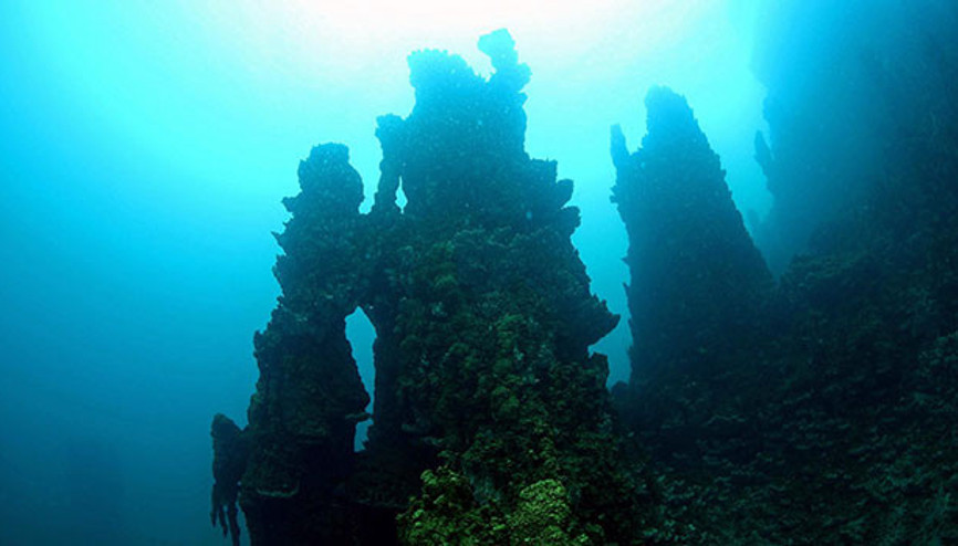 Dünyanın en büyük mikrobiyalitleri Van Gölünde görüntülendi