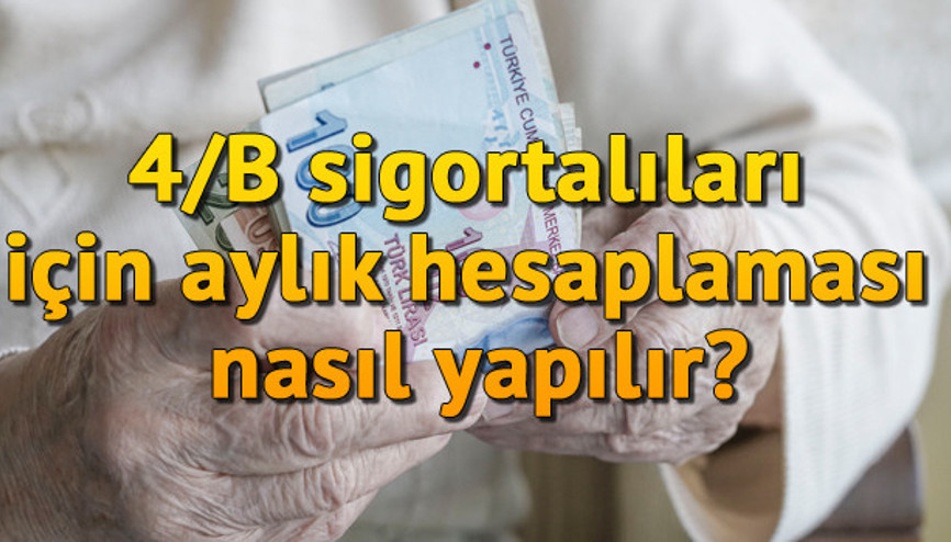4/B sigortalıları için aylık hesaplaması nasıl yapılır İşte hesaplama ekranı
