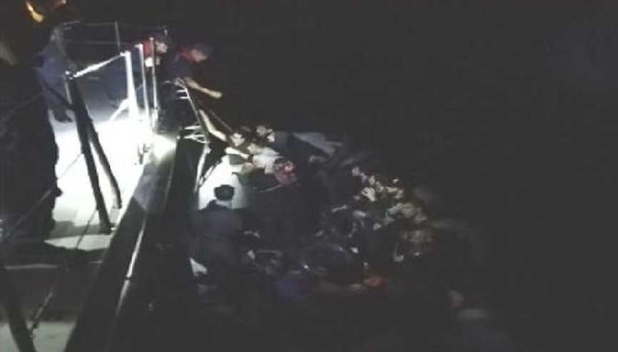 Havadan ve radardan tespit edilen 130 kaçak göçmen yakalandı