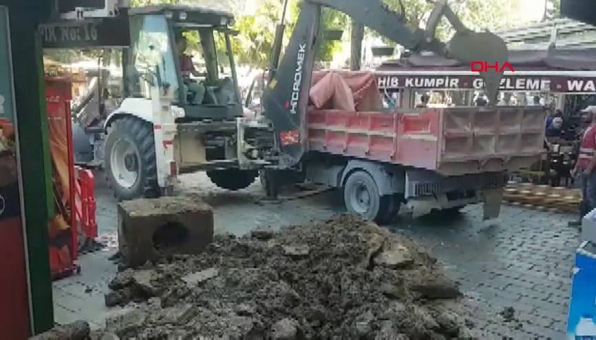 Ortaköyde korkutan görüntü