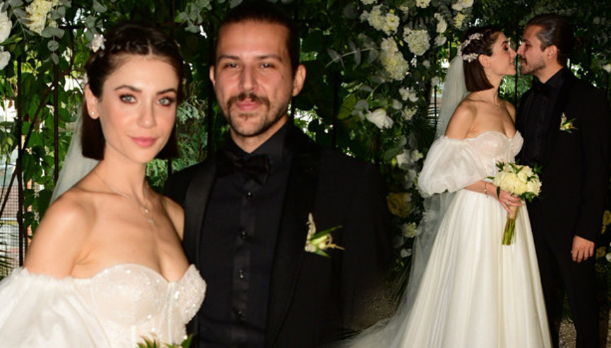 Oyuncu Fulya Zenginer ile Kuntay Tarık Evren evlendi
