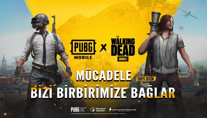The Walking Dead karakterleri PUBG MOBILE’a geliyor