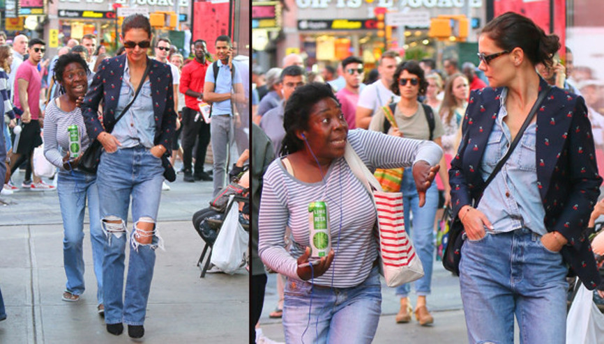 Arkasından usulca yaklaştı, ünlü oyuncu dondu kaldı Arkasından usulca yaklaştı, ünlü oyuncu dondu kaldı